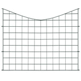 ZNTS Lower Arch Garden Fence Set 77.5x64 cm Green 146104
