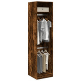 Wardrobe Smoked Oak 50x50x200 cm Engineered Wood 3307787