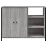 Sideboard Grey Sonoma 100x33x75 cm Engineered Wood 835552