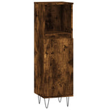 ZNTS 3 Piece Bathroom Cabinet Set Smoked Oak Engineered Wood 3187794