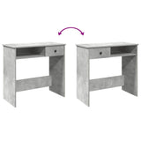 Desk Concrete Grey 80x40x75 cm Engineered Wood 860475