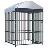 Outdoor Dog Kennel with Roof 150x150x210 cm 145760