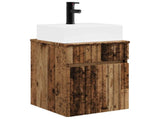 Wall-mounted Sink Vanity Old Wood 39 x 41 x 62.5 cm 890580