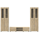 TV Cabinet Set FLORIN 3 pcs Sonoma Oak Engineered Wood 3397996