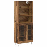 Highboard 2 pcs Old Wood Engineered Wood 3403171