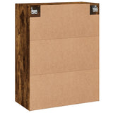 Wall Mounted Cabinets 2 pcs Smoked Oak Engineered Wood 3197998
