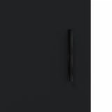 Highboard Black 69.5x34x180 cm Engineered Wood 3189334