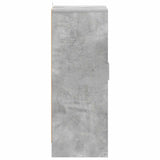 Shoe Cabinet Concrete Grey 60x35x92 cm Engineered Wood 808931