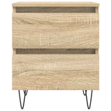 Bedside Cabinet Sonoma Oak 40x35x50 cm Engineered Wood 826882