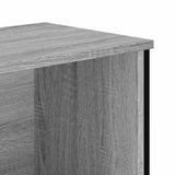 Bookcase Grey Sonoma 50x31x137.5 cm Engineered Wood 848612