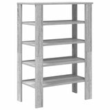 ZNTS Shoe Rack Grey Sonoma 61x32x87.5 cm Engineered Wood 859856