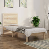 Bed Frame without Mattress 75x190 cm Small Single Solid Wood 3104568