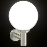 Outdoor Wall Light 2 pcs Silver 28 x 25 x 38 cm 4005944