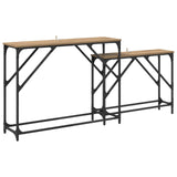 Console Table 2 pcs Artisan Oak 100 x 28 x 75 cm 882887