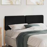 Upholstered Headboard Brown and Black 120 cm Solid Pine Wood 880080