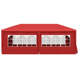 Party Tent 600 x 300 x 255 cm Red PE and Steel 42032349