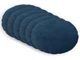Cushion Cover 6 pcs HEERLEN Navy Blue 60 cm Corduroy 922934