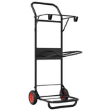 Saddle Trolley Foldable Black Steel 172502