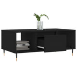 Coffee Table Black 90x50x36.5 cm Engineered Wood 830581