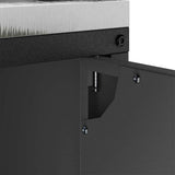 Kitchen Storage HATTEM Black 60 x 50 x 92 cm Steel 874989