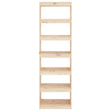 Book Cabinet/Room Divider 60x30x199.5 cm Solid Wood Pine 808178