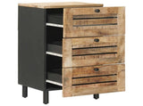 Storage Cabinets Natural 40 x 33 x 75 cm Solid Mango Wood 4018867