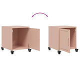 Bedside Cabinet Pink 36x38.5x43.5 cm Steel 846616