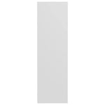 Wall Shoe Cabinets 4 pcs White 60x18x60 cm Engineered Wood 806716