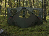 Hunting Tent Army Green 145 x 145 x 150 cm Polyester and Steel 42028726