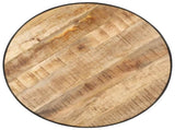 Coffee Table Black and Natural Wood 321931