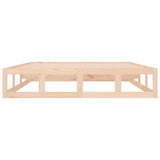 Bed Frame without Mattress 160x200 cm Solid Wood 820806