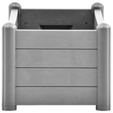 Garden Raised Bed PP Stone Grey 100x43x35 cm 317580