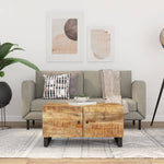 Coffee Table 80x50x40 cm Solid Wood Mango&Engineered Wood 350636