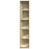 Corner Cabinet Sonoma Oak 33x33x164.5 cm Engineered Wood 809047