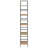 288227 5-Layer Book Shelf Oak 60x27,6x158,5 cm Engineered Wood