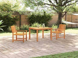 Garden Dining Set 3 pcs Brown Solid Acacia Wood 3375682