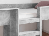 Bunk Bed for Kids Concrete Grey 80 x 200 cm Engineered wood 3410486