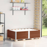 Pallet Collars 2 pcs Brown 150x100 cm Solid Wood Pine 4010308