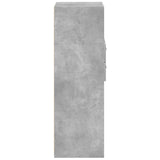 Highboard Concrete Grey 50x42.5x124 cm Engineered Wood 846176