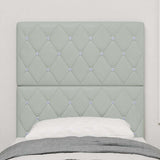 Headboard with Headboard Light Grey 80 cm Faux Leather 3337740