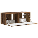 TV Wall Cabinet Old Wood 78.5 x 31 x 29.5 cm Engineered Wood 892225
