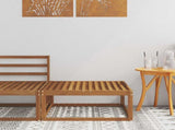 Outdoor Footstool Solid Acacia Wood Natural 79 x 79 x 37 cm 900526