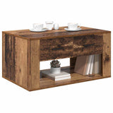 Coffee Table Old Wood 80 x 50 x 40 cm Engineered Wood 881129