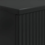 Bathroom Sink Cabinet ARNHEM Black 59.5 x 31.5x 59 cm 896566