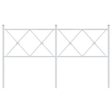 Metal Replace Headboard White 150cm 376585