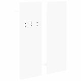 Wall-Mounted Coat Rack White 70 x 10 x 90 cm Engineered wood 874523