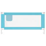 Toddler Safety Bed Rail Blue 190x25 cm Fabric 10214
