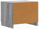 Bedside Cabinet Grey Sonoma 43 x 34.5 x 47 cm Engineered Wood 895727