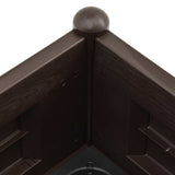 Garden Raised Bed PP Mocha 100x43x35 cm 313976