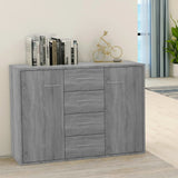 Sideboard Grey Sonoma 88x30x65 cm Engineered Wood 815370